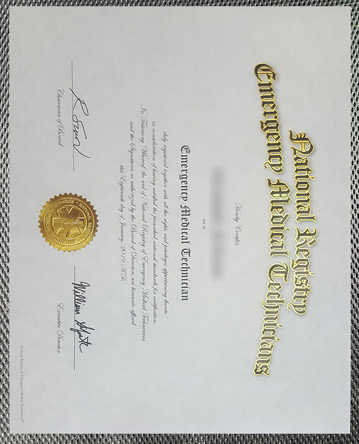 How to obtain an NREMT certificate