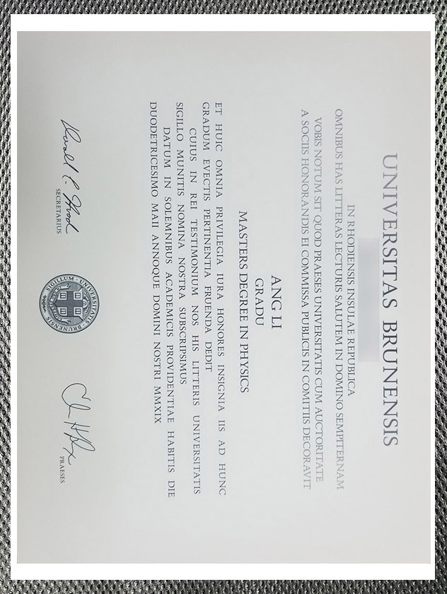 Order the Brown University diploma certificate online