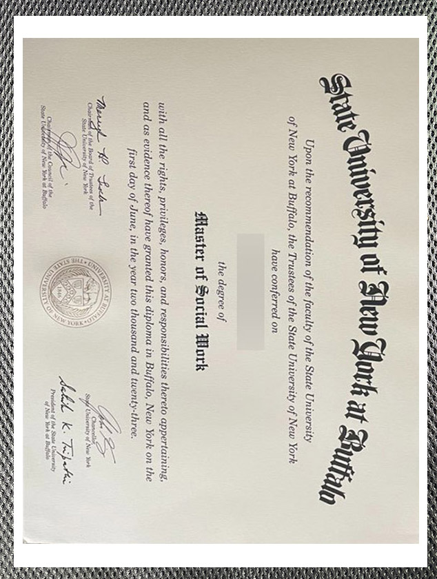 Order the Buffalo University diploma certificate online
