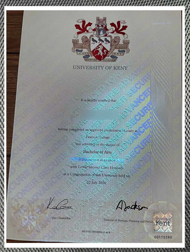 How to obtain a certificate diploma from the University of Kent
