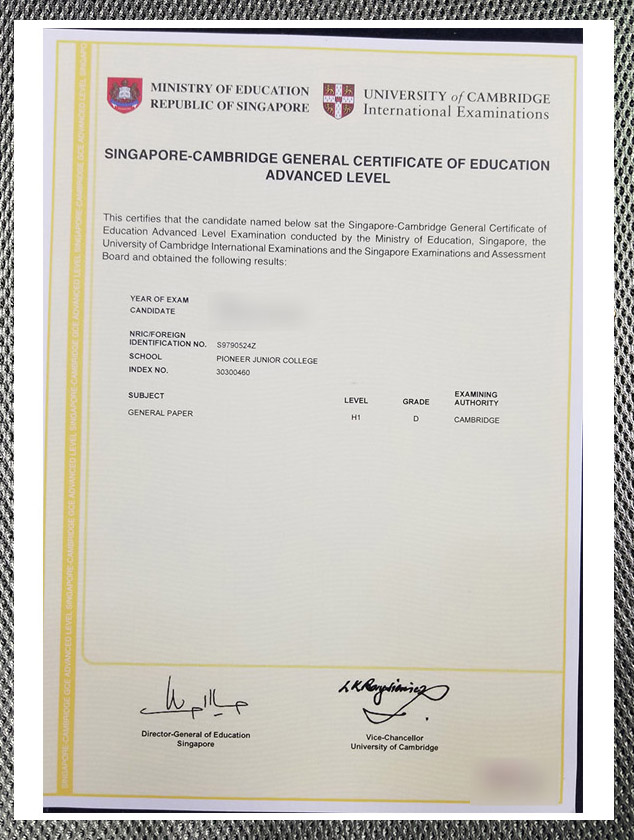 Is it worth purchasing the Cambridge GCE certificates from Singapore?