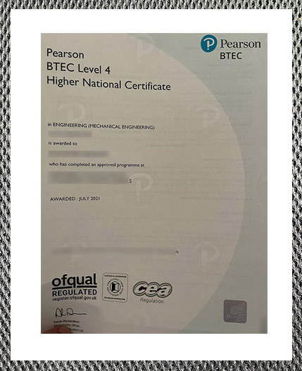 Order Pearson BTEC certificates online