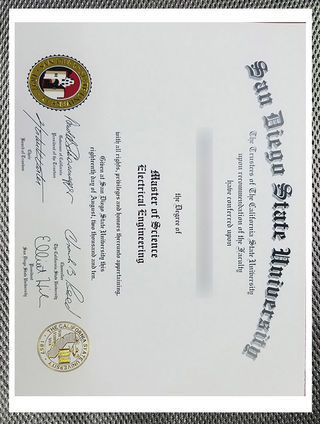 how much does it cost to purchase a diploma from san diego state university?
