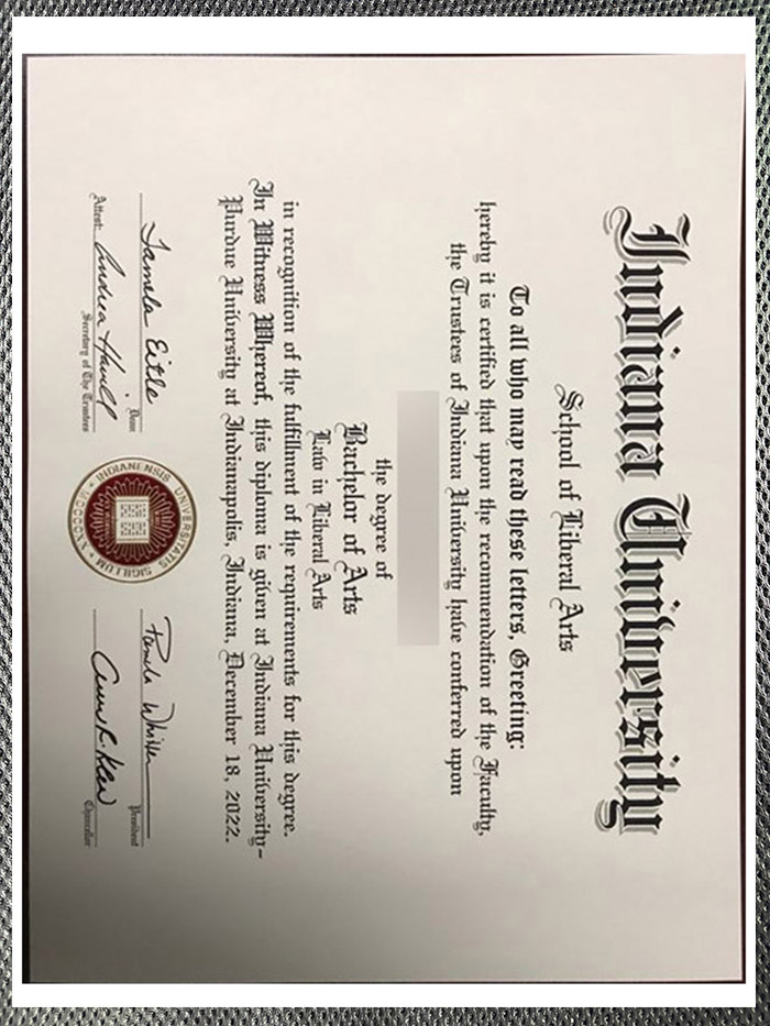 Latest Sample Exhibition of Indiana University Degrees