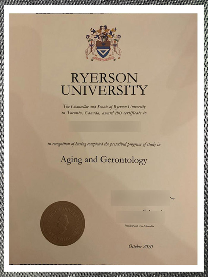 How can one obtain a certificate from Ryerson University?