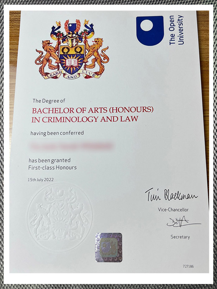 how can i order the diploma certificate from the open university in the uk?