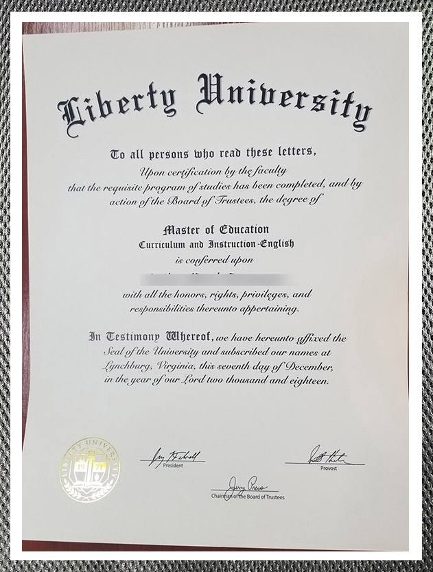 How to obtain a certificate diploma from Liberty University