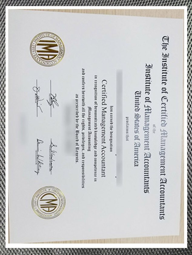 how can i order the cma diploma certificate?