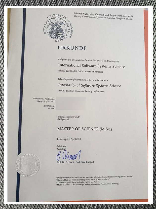 Is the certificate from the Bamberg University worth purchasing?