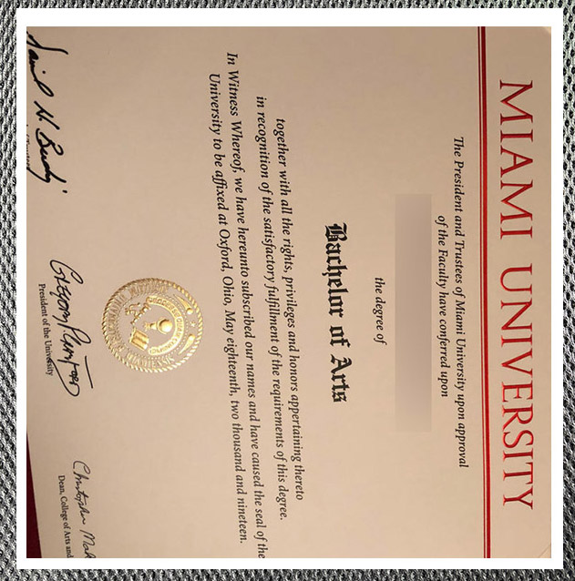 where can i purchase a certificate diploma from the university of miami?