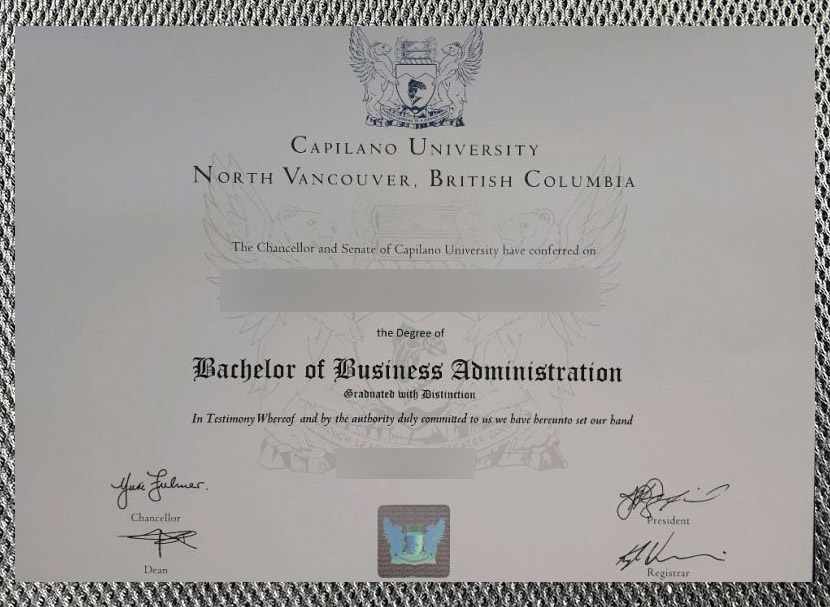 The highest-quality certificate from Capilano University capilano university4