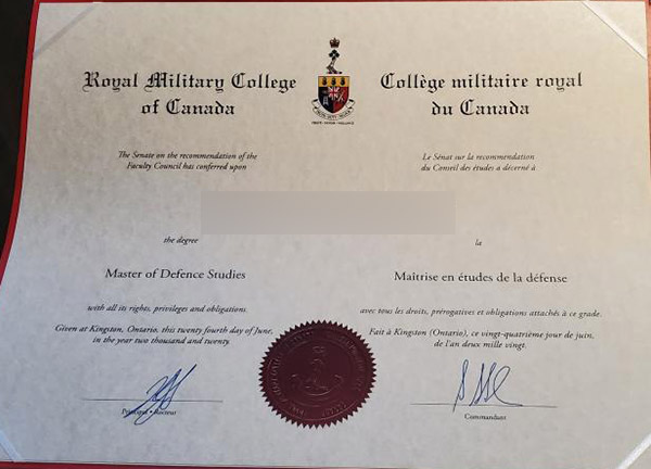 certificate from the royal military college of canada2