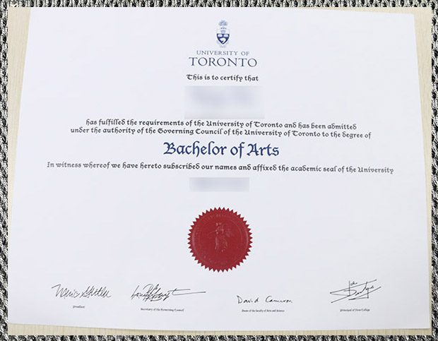 Certificate From The University Of Toronto10