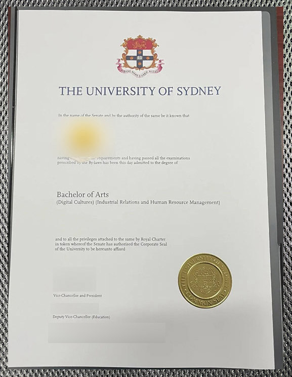 The highest-quality USYD university certificate University Of Sydney1