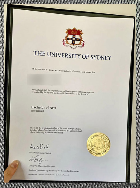 The highest-quality USYD university certificate University Of Sydney4