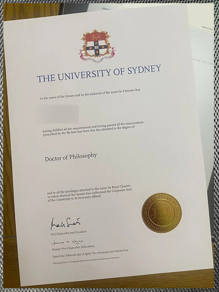The highest-quality USYD university certificate - Image 2
