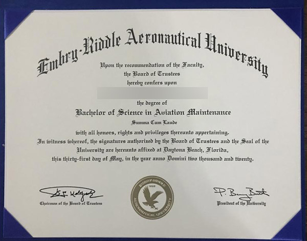 Order ERAU diploma online erau certificate1
