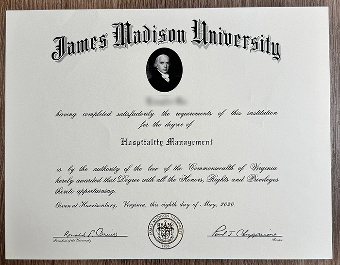 How long does it take to order a JMU certificate? jmu certificate1
