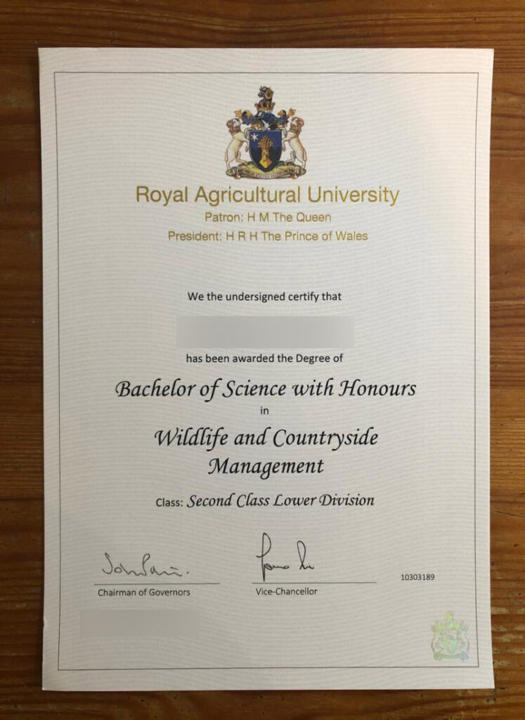 rau certificate