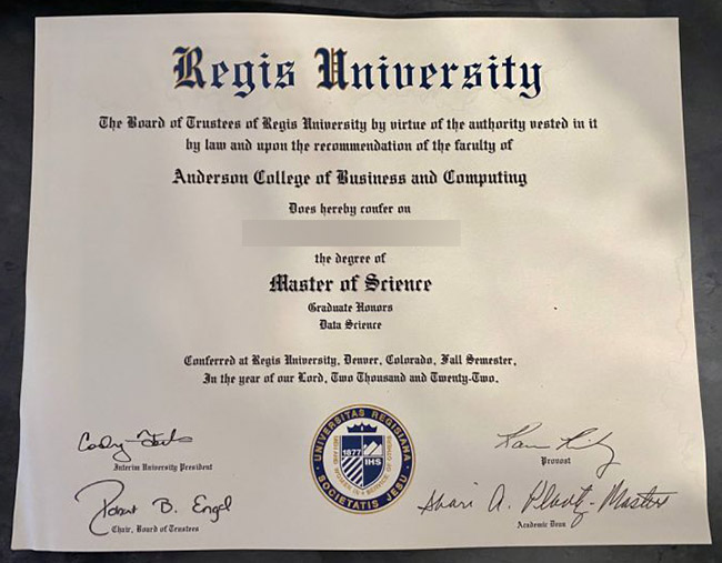 The best website for obtaining Regis University certificates regis certificate2