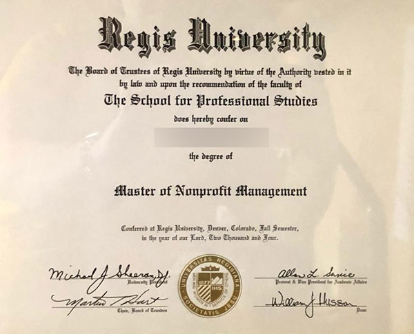The best website for obtaining Regis University certificates regis certificate3