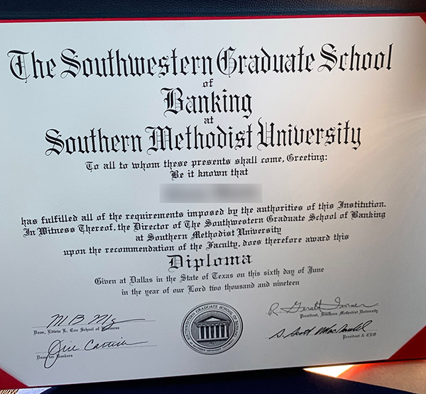 The highest-quality SMU diploma smu certificate2