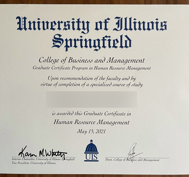 Is the UIS university certificate respected by people? uis certificate